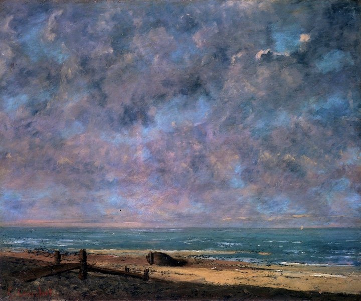 Paysage de mer - Courbet