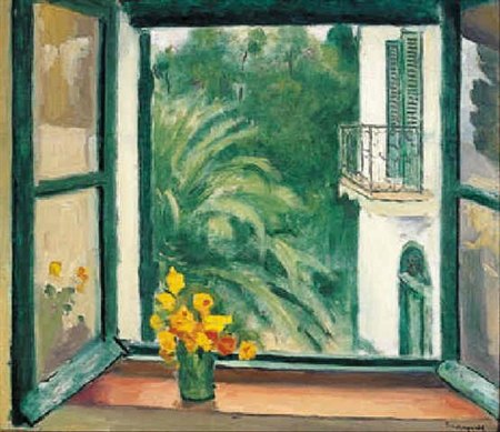 La fenêtre aux capucines - Albert Marquet