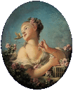 Jeune fille délivrant un oiseau de sa cage - H. Fragonard