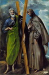 St André et St Francis - El Greco