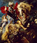 Saint Georges et le Dragon - Pierre Paul Rubens