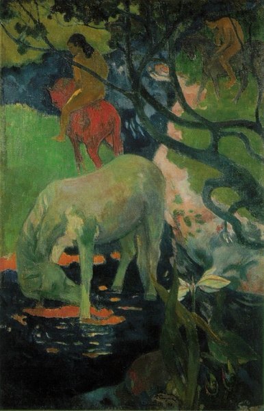 le cheval blanc - Gauguin