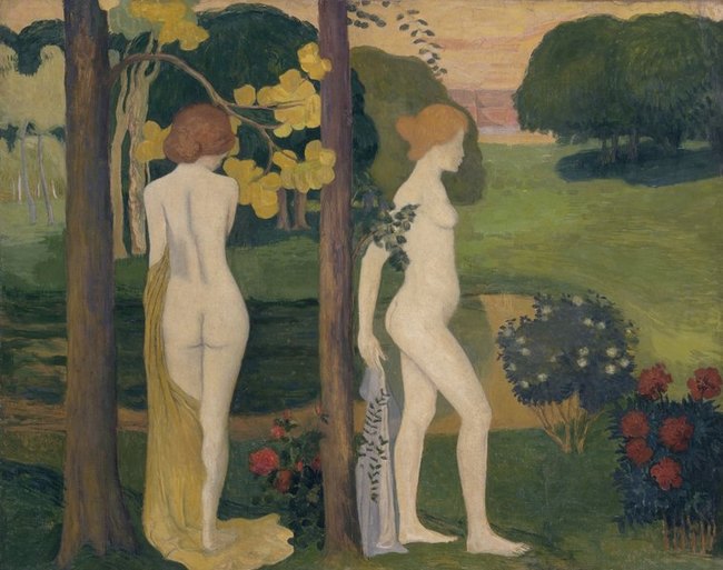 Deux nus dans un paysage - Aristide Maillol