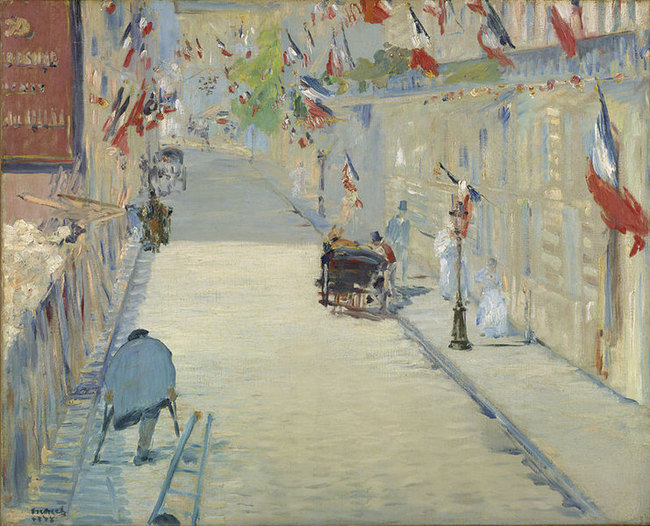 La rue Mosnier - Edouard Manet