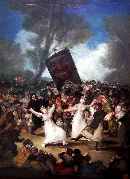 L'enterrement de la sardine - Francisco Goya