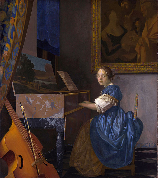 Dame assise au virginal - Jan Vermeer