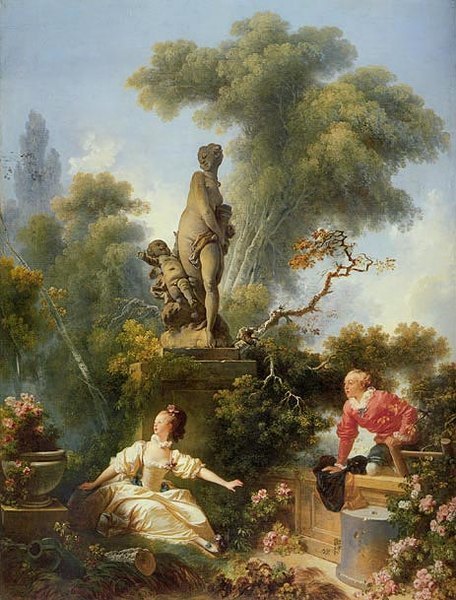 La surprise ou la rencontre J Honoré Fragonard