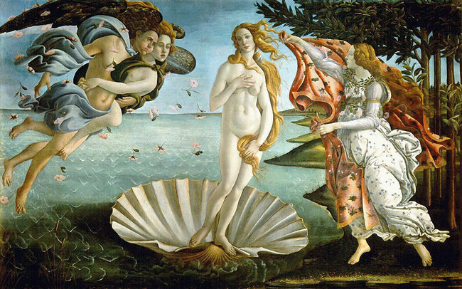 Naissance de Vénus - Sandro Botticelli