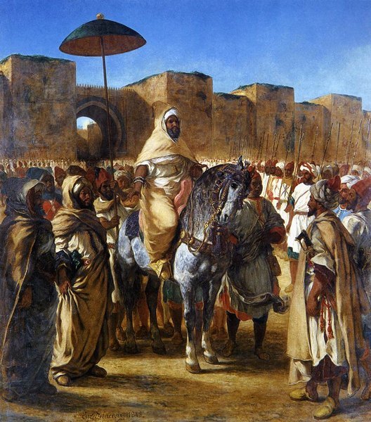 Sultan du Maroc et sa suite - Eugène Delacroix