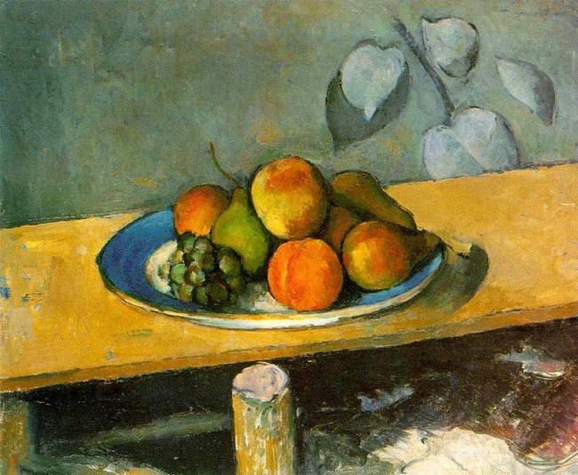 Pommes, pêches et poires - Paul Cézanne
