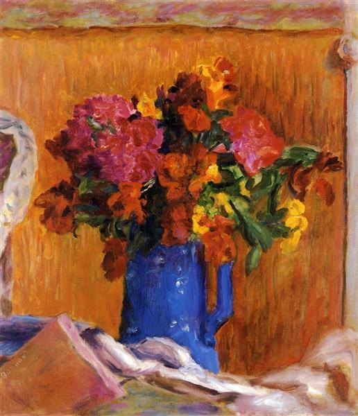 Le vase bleu -Pierre Bonnard