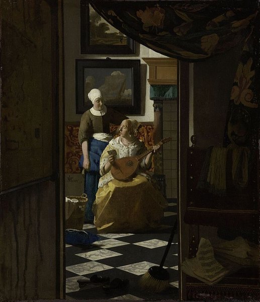 La Lettre d'amour -Jan Vermeer