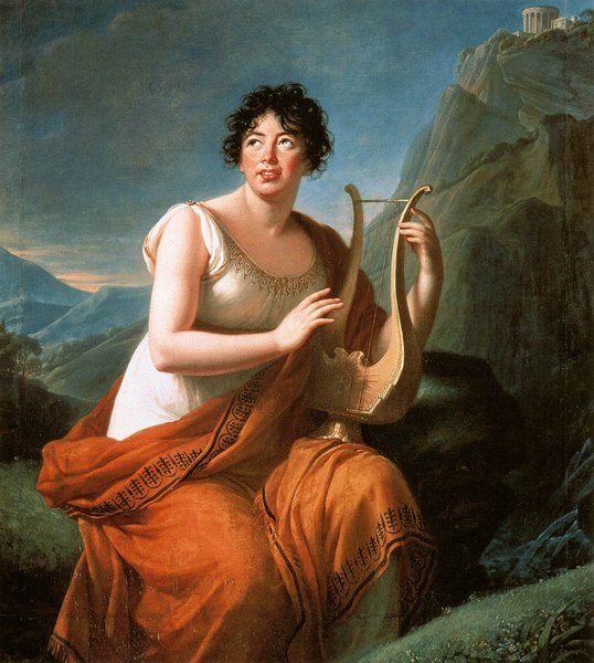 Portrait de Mme de Staël -E. Vigée le Brun