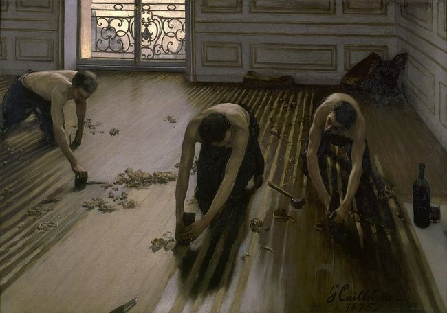 Les Raboteurs de parquet - Gustave Caillebotte