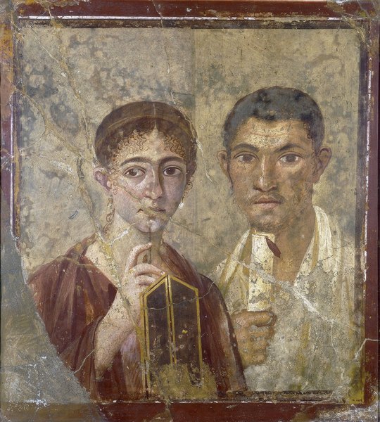 Le boulanger Terenius et son épouse