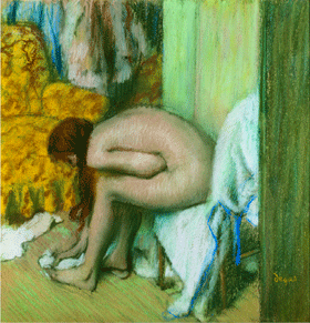 Femme s'essuyant les pieds - Edgar Degas