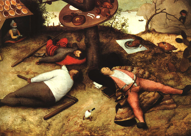 Le pays de Cocagne - Bruegel