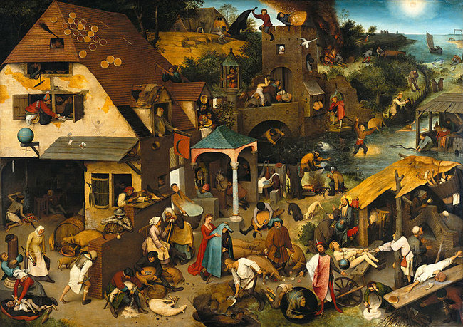 Proverbes flamands - Pieter Bruegel