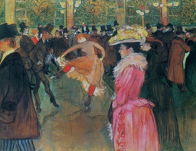 Bal au Moulin Rouge  - Henri de Toulouse Lautrec