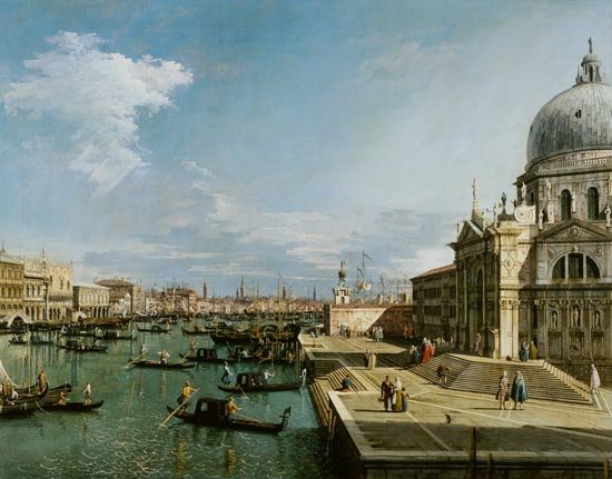 Santa Maria della Salute - Venise -Canaletto