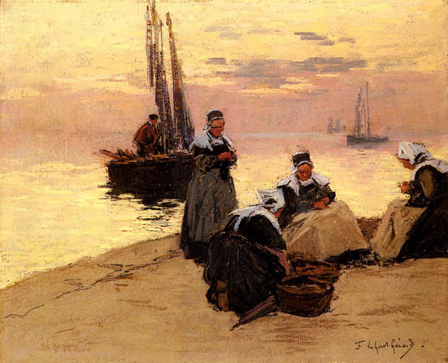 Femmes de pêcheurs bretons - LEGOUT-GERARD Fernand