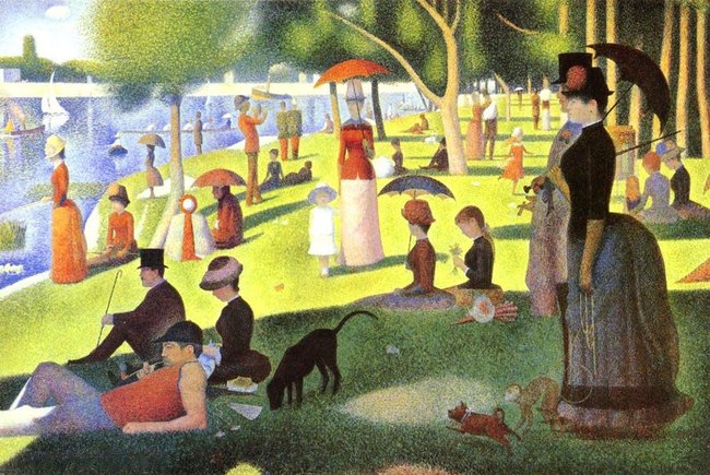 Un dimanche à la Grande Jatte - Georges Seurat