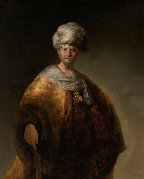 Vieil homme en costume oriental - Rembrandt