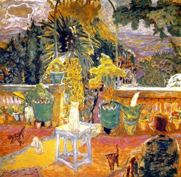 Terrasse à Grasse - Pierre Bonnard