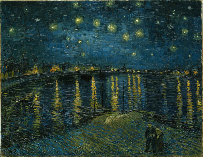 Nuit étoilée sur le Rhône * Vincent Van Gogh