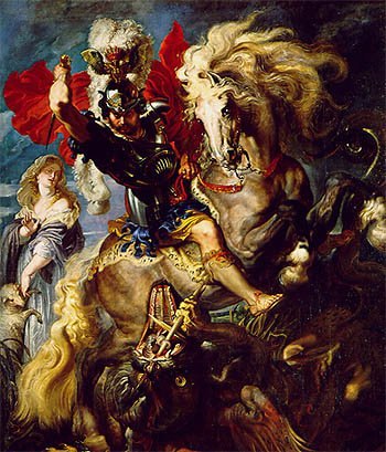 Saint Georges et le Dragon - Pierre Paul Rubens