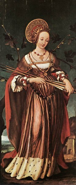 Sainte Ursula -Hans Holbein