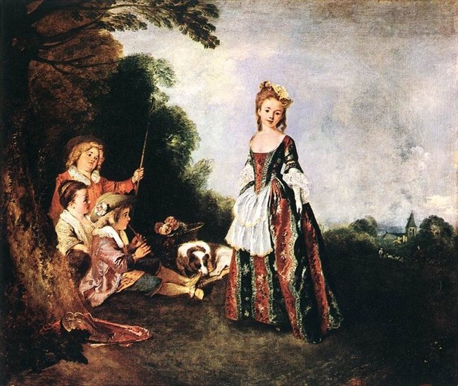 Danse ou Iris- Jean Antoine Watteau