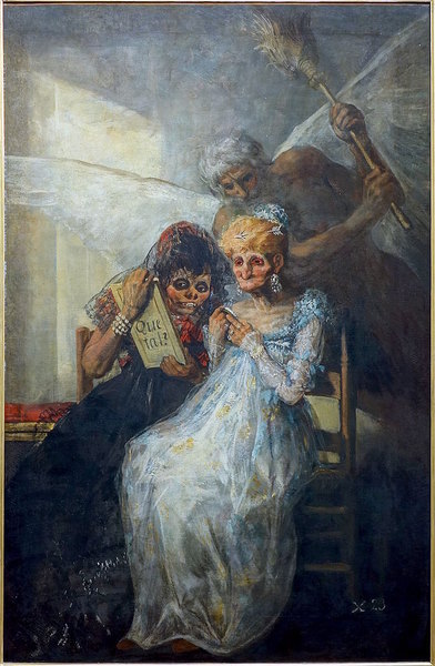 Les vieilles - Francisco Goya