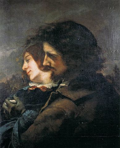 Les amants dans la campagne - Gustave Courbet