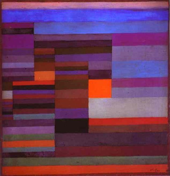 Feu dans la nuit - Paul Klee