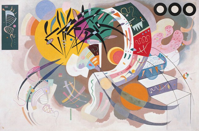Courbe dominante -Vassily Kandinsky