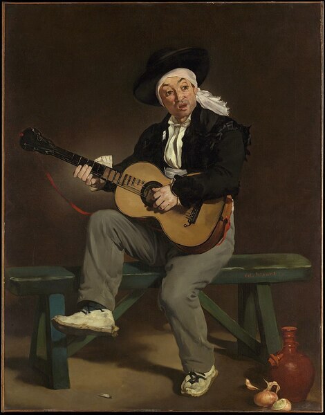 Le chanteur espagnol - Edouard Manet