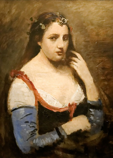 La femme aux marguerites -Camille Corot