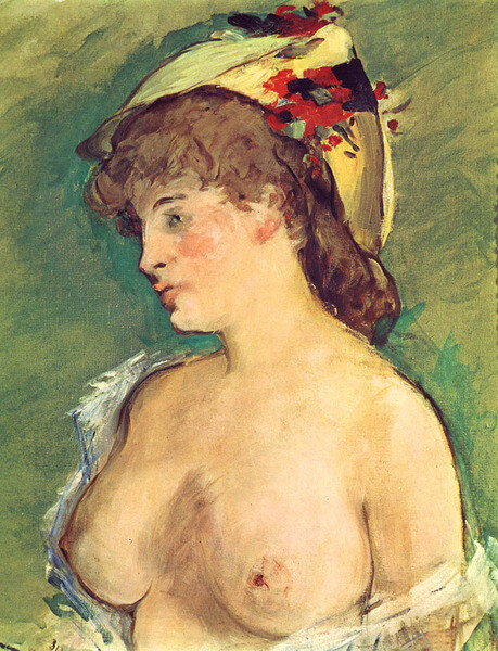La blonde aux seins nus - Edouard Manet