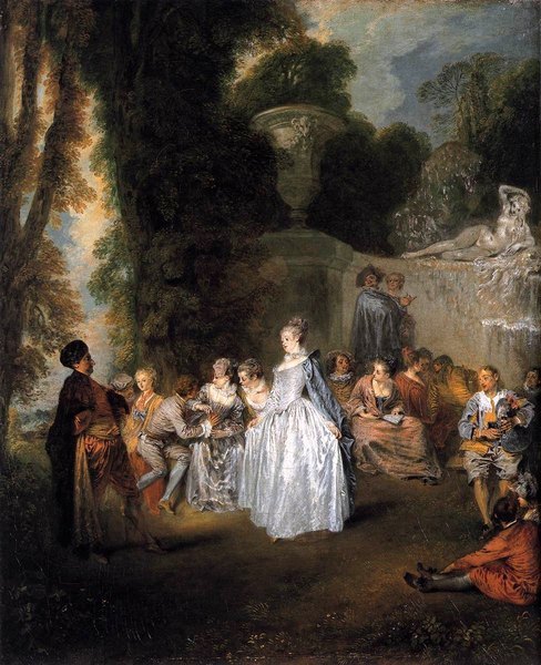 Fêtes vénitiennes - Jean Antoine Watteau