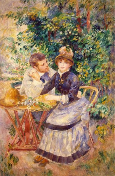 Dans le Jardin - Pierre Auguste Renoir