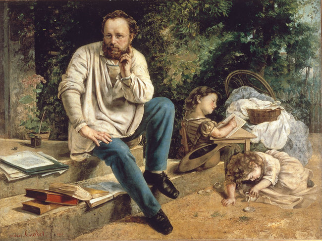 Proudhon et ses enfants - Courbet