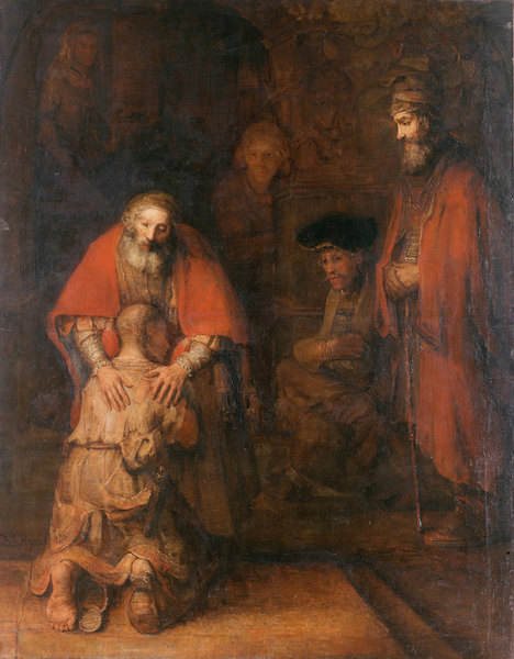 Le retour de l'enfant prodigue - Rembrandt