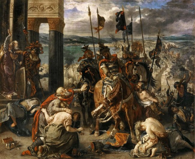 La prise de Constantinople -Eugène Delacroix