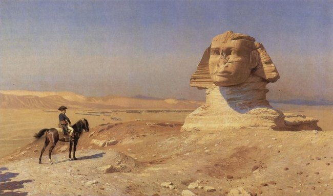 Bonaparte devant le sphinx - J.L Gérôme