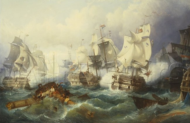 Bataille de Trafalgar - Philip James
