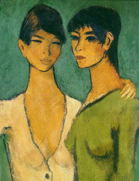 Deux soeurs - Otto Mueller