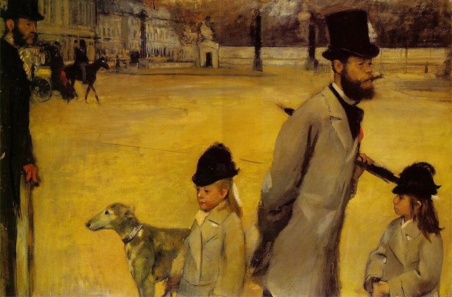 Place de la Concorde -Edgar Degas