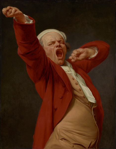 le baillement - Joseph Ducreux