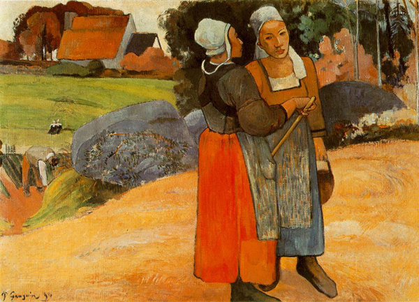 Paysannes bretonnes - Paul Gauguin